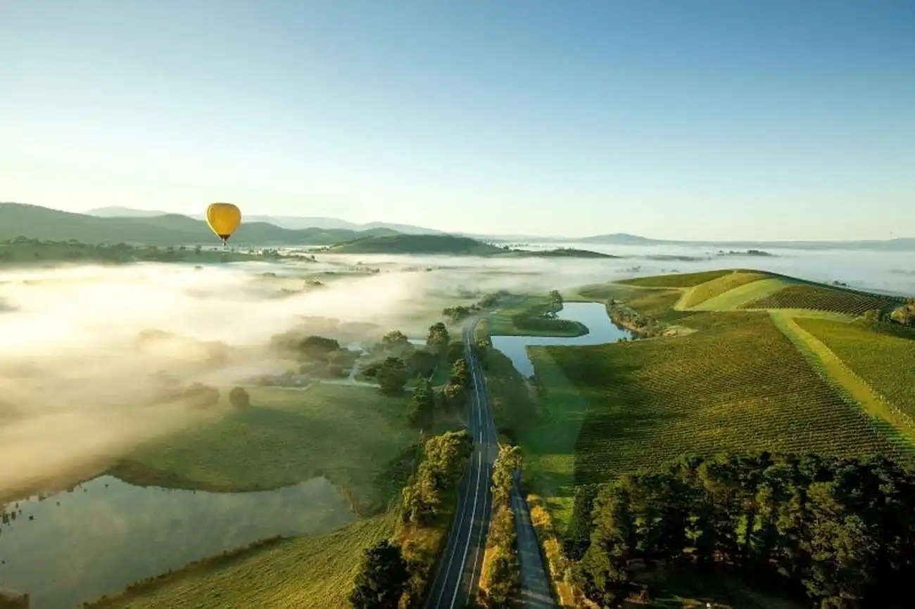 Yarra Valley: Luchtballon & optioneel ontbijt + transfer, Melbourne, Australië, Melbourne Tickets.