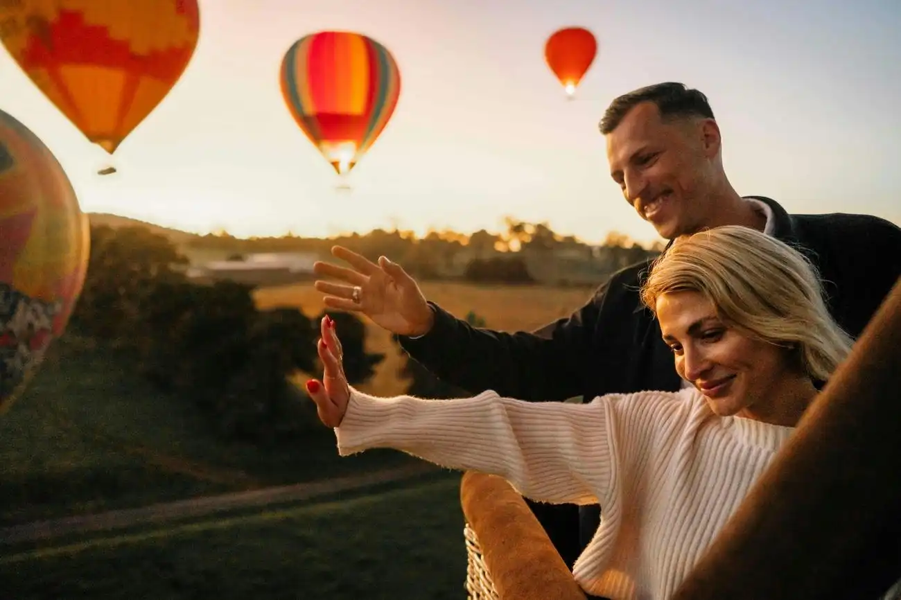 Yarra Valley: Luchtballon & optioneel ontbijt + transfer, Melbourne, Australië, Melbourne Tickets.