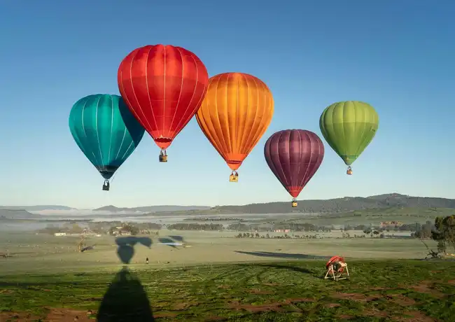 Yarra Valley: Luchtballon & optioneel ontbijt + transfer, Melbourne, Australië, Melbourne Tickets.